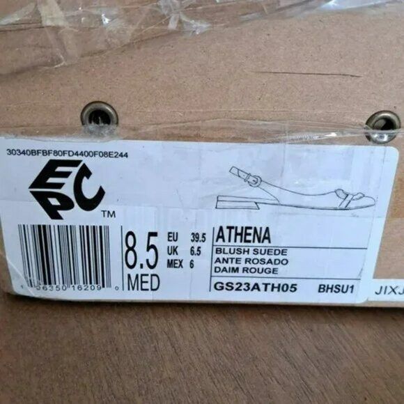 Gentle Souls by Kenneth Cole Athena Slip On Slingback Flats - Blush - Size: 8.5 - Picture 9 of 9